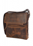 Vintage Umhängetasche brown Leder